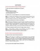 Cuestionario imperios