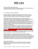 Los Recursos Humanos