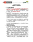 TDR técnico de campo fitotoldos andahuaylas