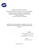 Impacto de la discontinuidad y calidad del agua, en los habitantes del sector Valle Fe, Municipio Caripe, Estado Monagas