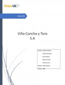 Concha y Toro evaluación N°1 marketing y comercioalizacion
