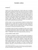 Sociedad y cultura