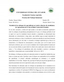 Estudio de los enfoques de aprendizaje en cuatro cohortes de estudiantes de Agronomía de la Universidad Central del Ecuador