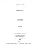 Gestión financiera. Taller