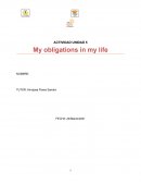 Las obligaciones en mi vida