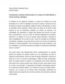 Concepciones y prácticas institucionales en el campo de la Salud Mental: lo normal, anormal y patológico