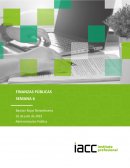Control del Gasto público. Finanzas Públicas
