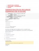 Examen administración de RRHH