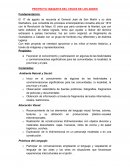 Proyecto: maqueta del cruce de los Andes