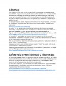 Diferencia entre libertad y libertinaje