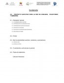 Proyecto ejecutivo para la red de atarjeas, colectores y emisores