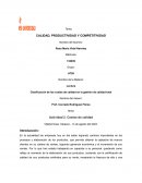 Actividad 2. Costos de calidad