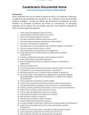 Cuestionario Documental Home