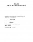Espacio de la práctica docente II