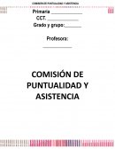 Plan de comisión asistencia y puntualidad