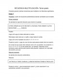 Multiplicación 3er grado