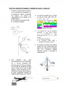 Práctica dirigida de dinámica y momentun lineal y angular
