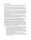 What is the added value that a marketing division can deliver to the stake holders?