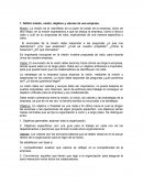 Definir misión, visión, objetivo y valores de una empresa