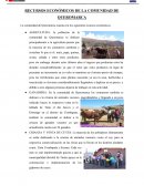 Recursos económicos de la comunidad de Queromarca