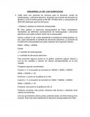 Desarrollo de los ejercicios: restricción presupuestaria