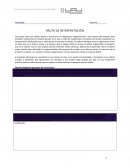 Pauta interpretación Transformación de las Organizaciones