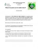 Hacer las paces con la madre tierra