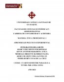 Ética profesional I Aprenidzaje práctico experimental