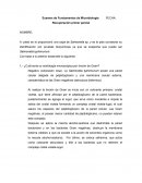 Examen de Fundamentos de Microbiología