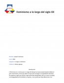 Feminismo a lo largo del siglo XX