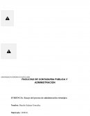 Ensayo del proceso de administración estratégica