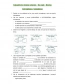 Evaluación de ciencias naturales – 5to grado – Mezclas heterogéneas y homogéneas