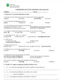 Comprensión de lectura: Makarina, bella de Rapa Nui