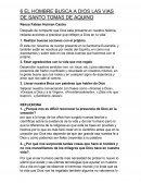 El hombre busca a Dios las vias de Santo Tomas de Aquino