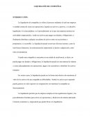 Liquidación de compañías