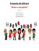 Planeación “Amo a mi patria”