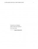 La inteligencia artificial como forma de arte