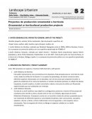 Proyectos de producción ornamental u hortícola