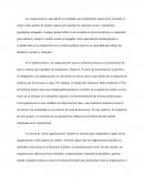 Resumen sobre la razón por la que una organización es un agente de cambios
