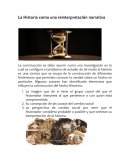 La Historia como una reinterpretación narrativa