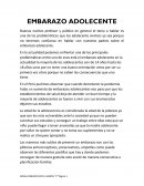 Embarazo adolecente