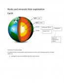 Rocks and minerals their explotation