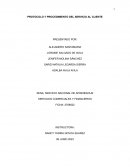 Protocolo y procedimiento del servicio al cliente