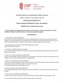 Procesos historicos del Perú y del mundo II