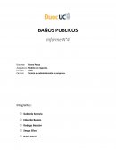 Baños públicos Modelo CANVAS