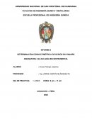 Determinación conductimétrica de ácidos en vinagre