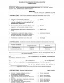 Examen extrardinario tecnologia diseño industrial 1er grado