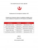 El impacto de la educación virtual en el rendimiento académico de los jóvenes estudiantes de Pregrado de la UPC Monterrico ciclo 2020-02