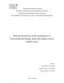 Plan de Prevención contra Incendios en la Comunidad del Mango, Sector Río Salado, Güiria Estado Sucre