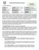 Planificación curricular anual